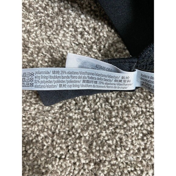 Victoria’s Secret VSX Incredible Plunge Sports Bra Black Size 34D - Picture 9 of 10